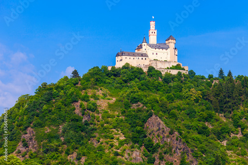 Marksburg old castle in Germany