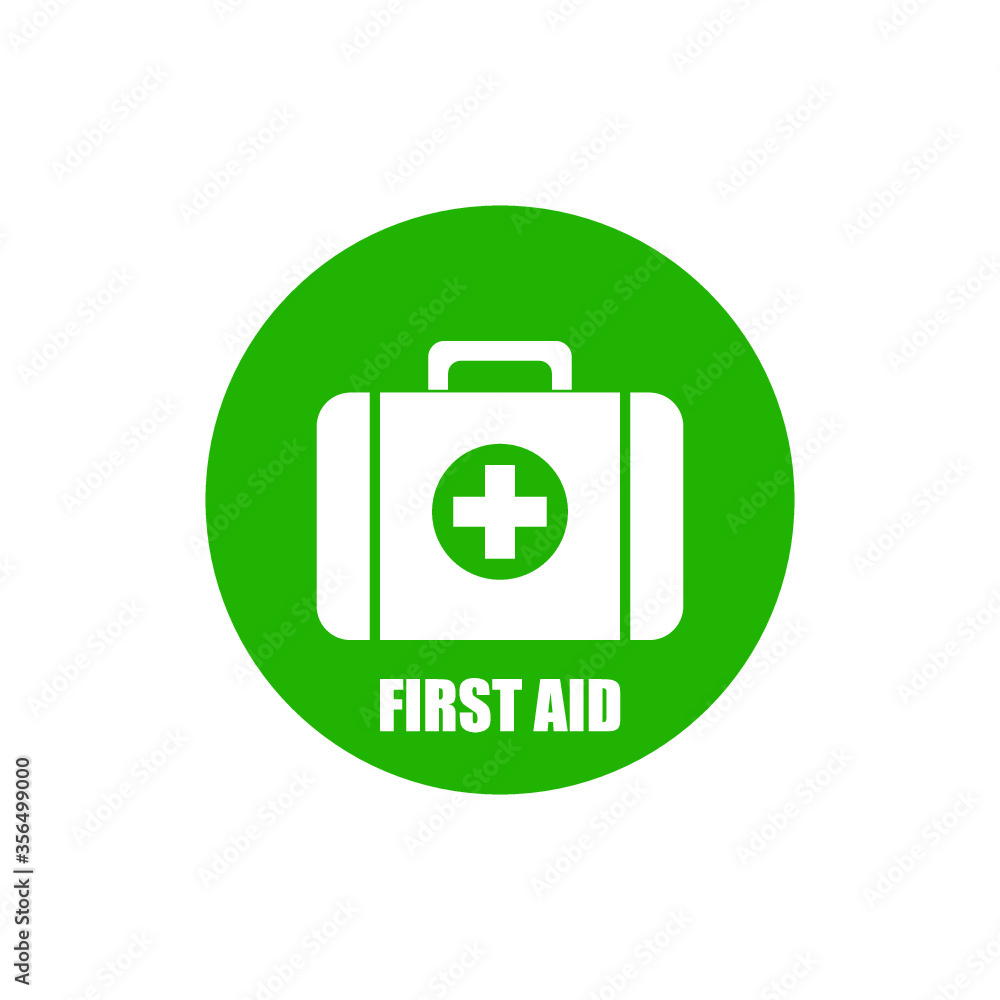 first aid icon, green medical icon first aid icon, green medical icon