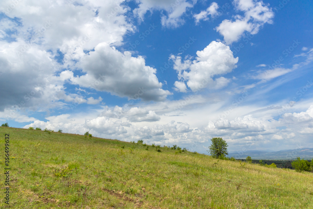 Spring landscape of Lyulin Mountain, Bulgaria