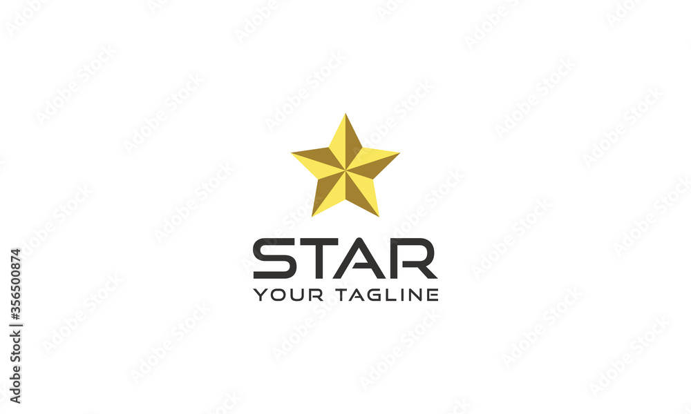 Luxury Gold Star logo designs template, Elegant Star logo designs, Star Logo Icon Design Vector, Star Gold Vector Template Design Illustration, Golden Star abstract logo design template.