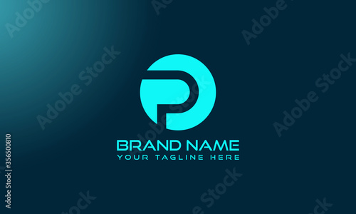 P logo design, Letter P Logo Luxury design vector template, p letter, Type Character Symbol Logotype, P business logo design, p corporate logo design, initial letter logo, P alphabet inspiration icon. photo