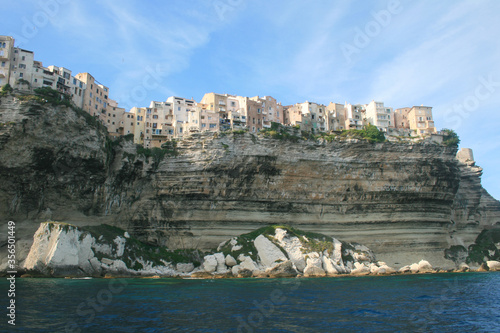 vue sur les falaises de Bonifacio, Corse