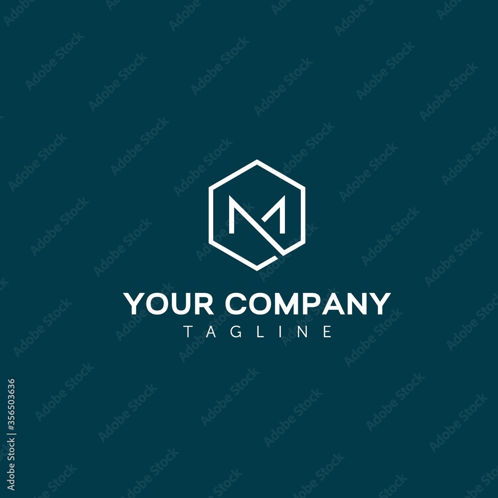 The initials M logo is simple and modern#3 The initials M logo is simple and modern#3