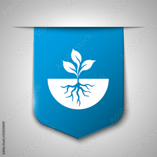 Eco icon green leaf illustration isolated