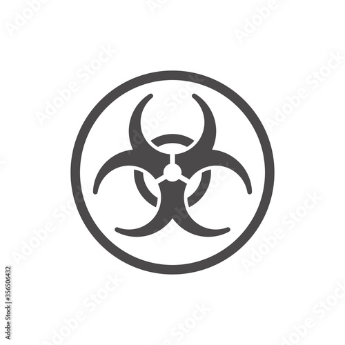 Biological Hazard symbol.Vector illustration.