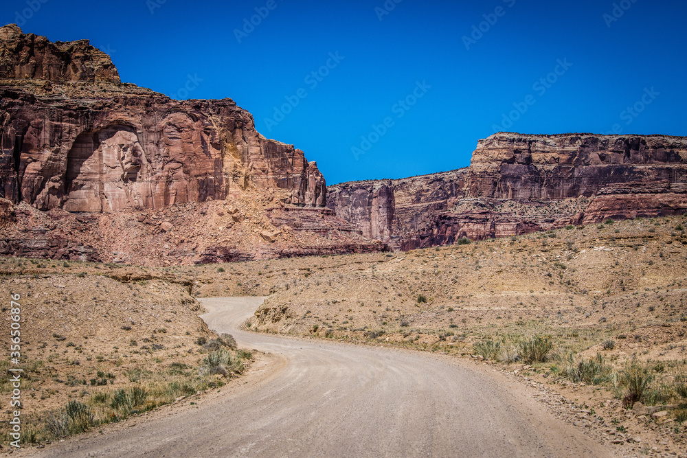 road through canyon road through canyon