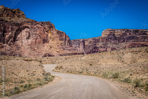 road through canyon