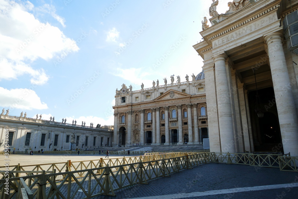 St. Peter's Square,Basilica of Saint Peter and the Vatican,Rome,Italy