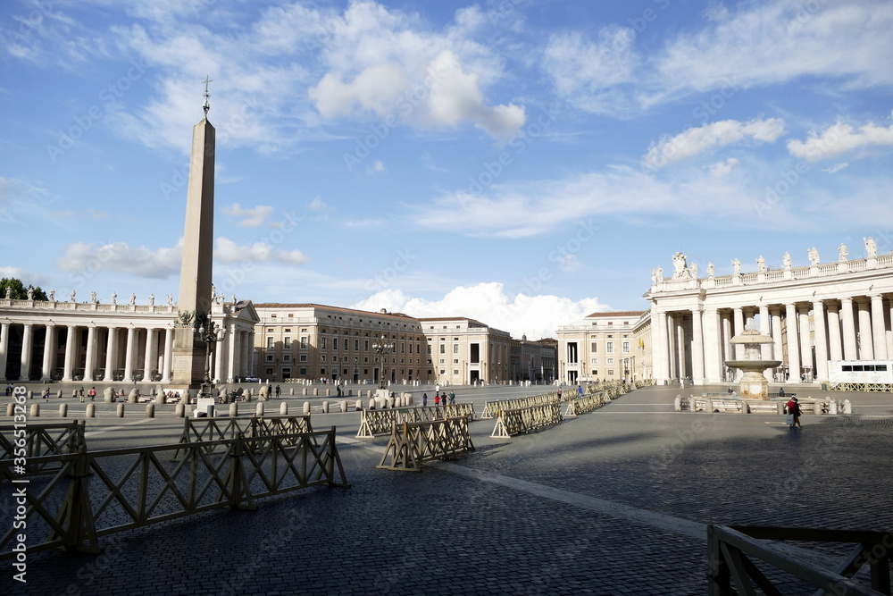 St. Peter's Square,Basilica of Saint Peter and the Vatican,Rome,Italy