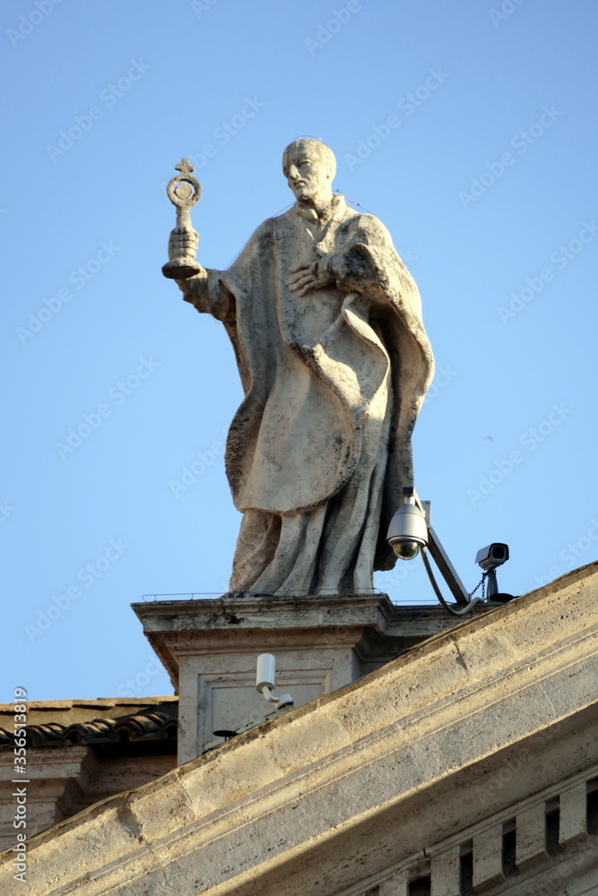 Obraz premium St. Peter's Square,Basilica of Saint Peter and the Vatican,Rome,Italy