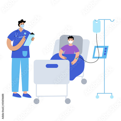 Clinic and doctor concept