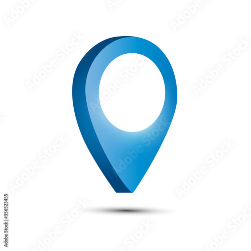Free Download 3d map pointer pin isolated on white background - GFXLoad
