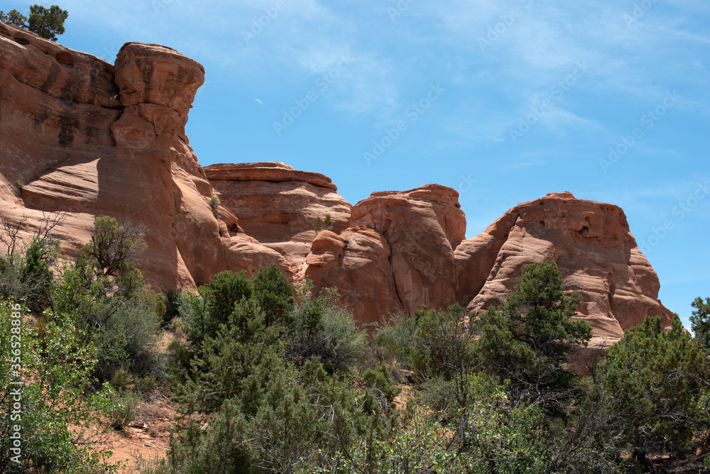 Rock formation in the Colorado National Monument