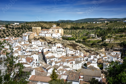 White village of Setenil de Las Bodegas, Andalusia Spain