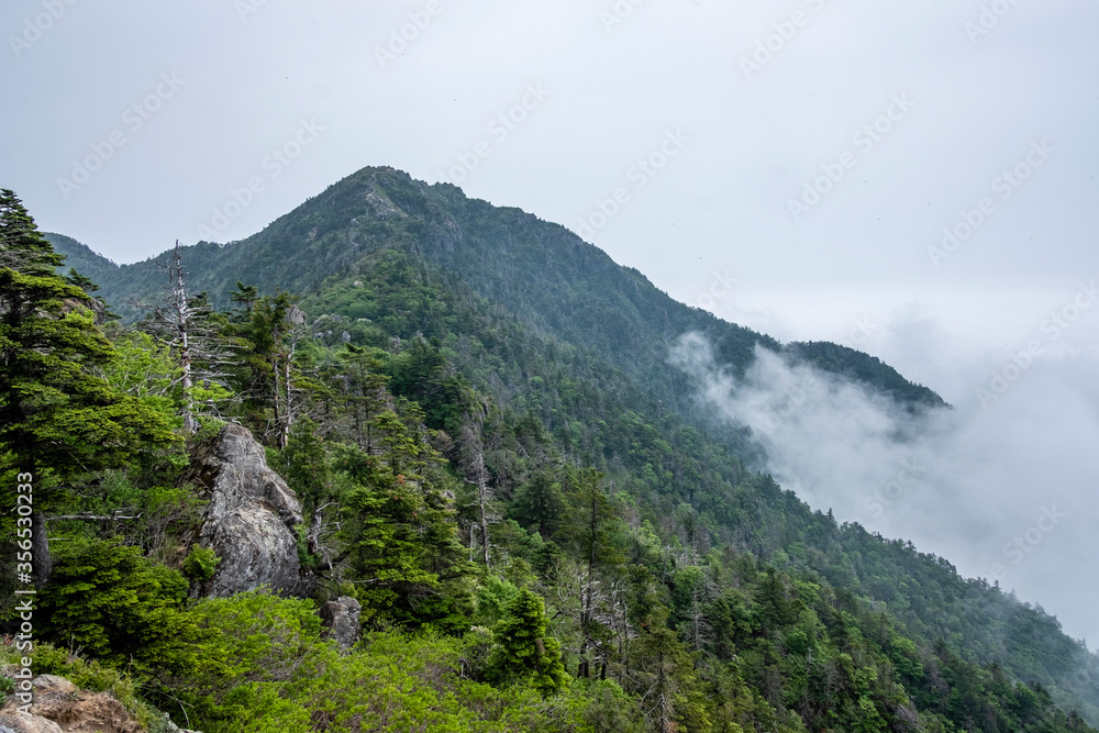 Chanwangbong, highest peak of Mt.Jirisan (1,915m)