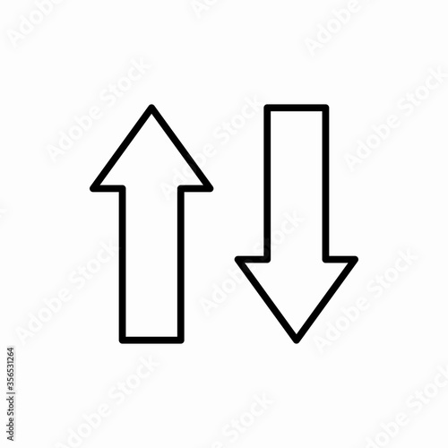 Outline arrow icon.Arrow vector illustration. Symbol for web and mobile