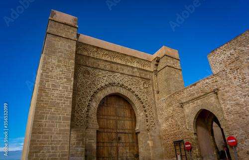 Kasbah of the Udayas is a fortified complex and a symbol of the Almohad architecture. Rabat, Morocco. North Africa. photo