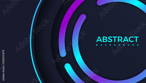 modern gradient bright color. geometric background. Abstract website landing page with circles illustration. Banner, wallpaper vector design template.