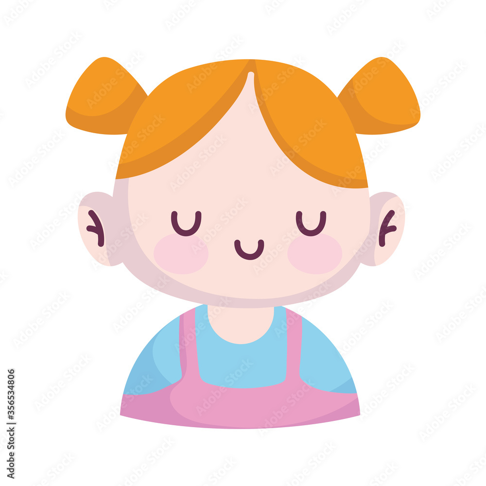 baby shower, little girl character, announce newborn welcome isolated design icon baby shower, little girl character, announce newborn welcome isolated design icon