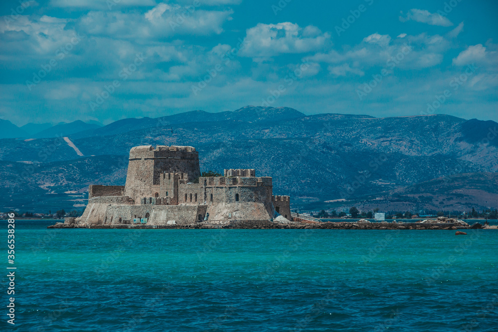 castle on the island of crete greece