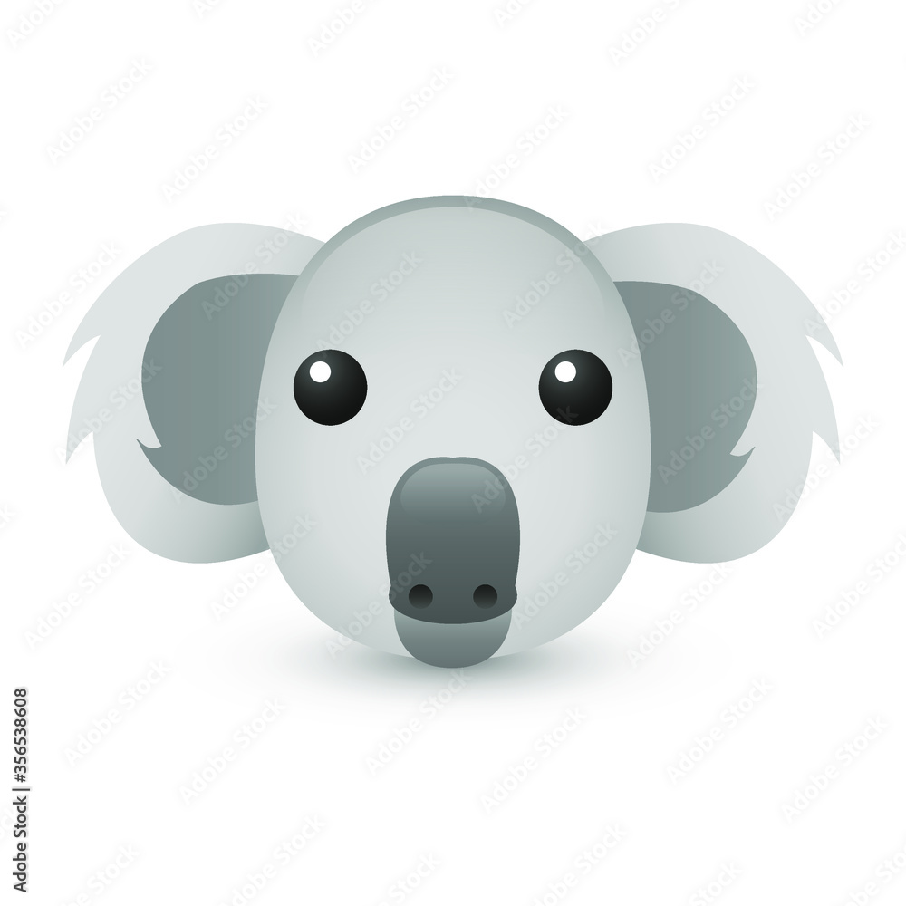 Koala Australia Animals Emoji Illustration, Face Vector Design Art Koala Australia Animals Emoji Illustration, Face Vector Design Art