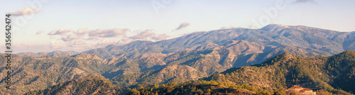 Panoramic view from Troodos mountains