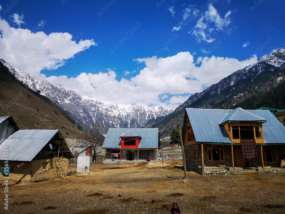 C-0035 residential
Photographed in Sona Marg, India in April 2019. Kashmir houses.
