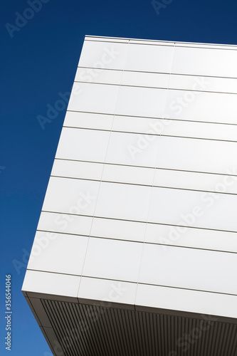 modern building with blue sky