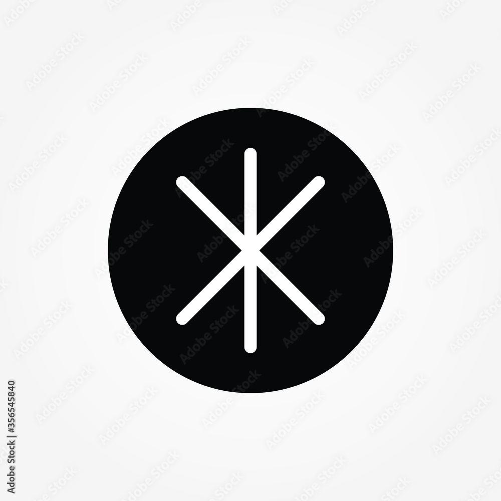 asterisk new notification sign icon design asterisk new notification sign icon design