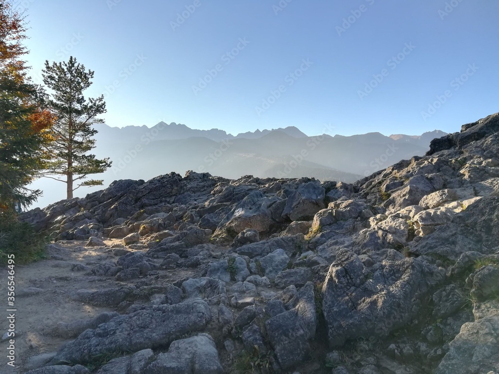 mountain landscape with blue sky Tatra mountains from Nosal mountain landscape with blue sky Tatra mountains from Nosal