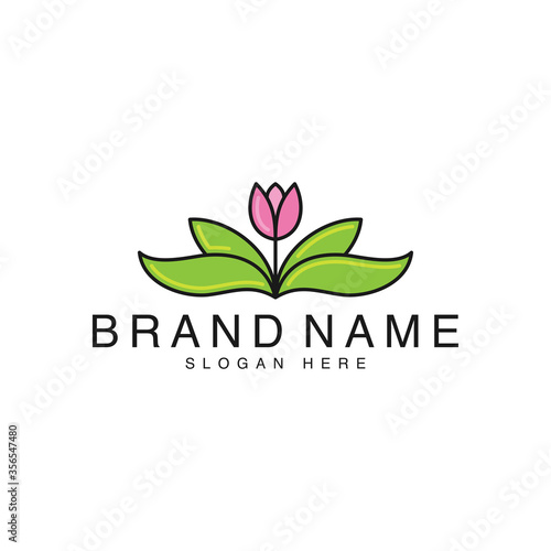 Flower Plants Logo