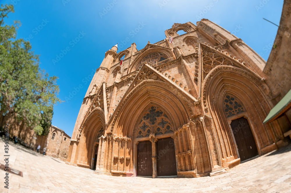 Lala Mustafa Pasha Mosque formerly St. Nicholas Cathedral. Famagusta, Cyprus