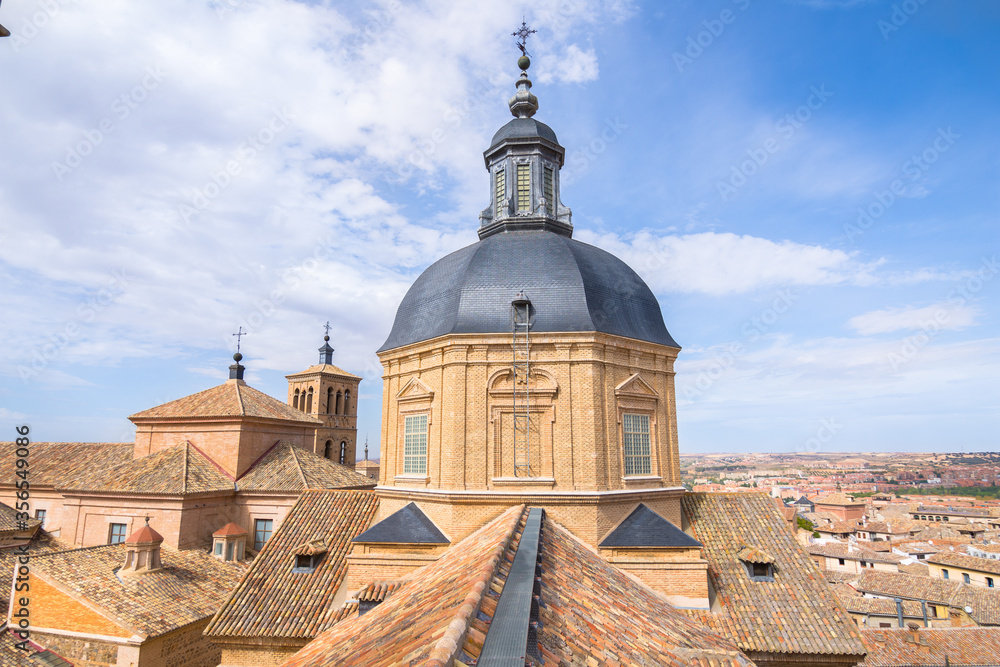 Beautiful view of San Idelfonso Church, also known as the Jesuit church - Toledo, Spain