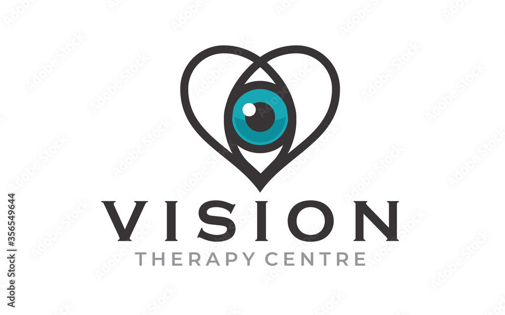Creative Innovation for Eye Vision Concept Logo Creative Innovation for Eye Vision Concept Logo