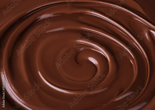 Chocolate swirl close up