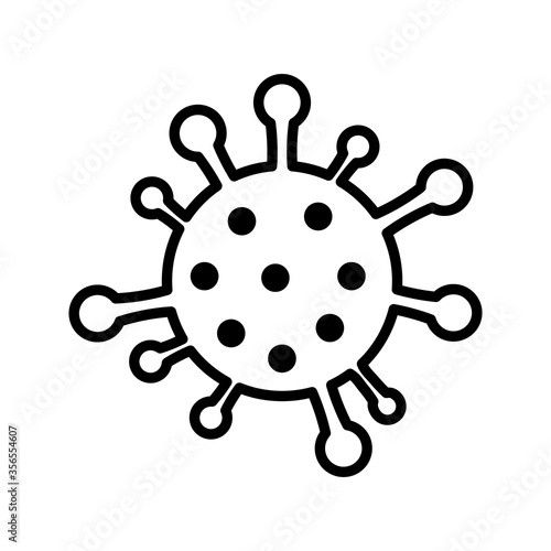 Virus Icon. Bacteria Virus Disease Illness Icon