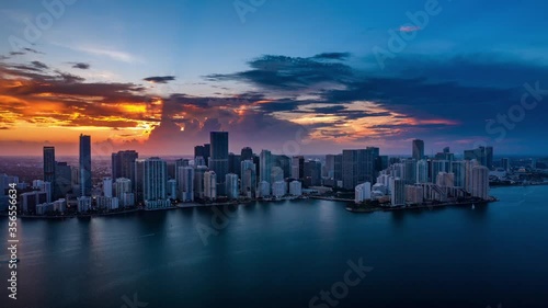 Wallpaper Mural Miami Sunset Hyperlapse Torontodigital.ca