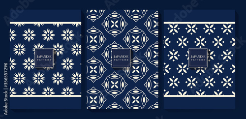 Japanese Indigo Blue Background