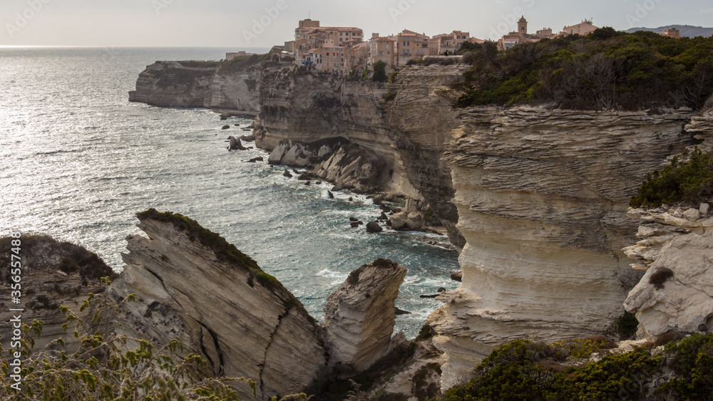 Cliffs of Bonifacio in Corse 