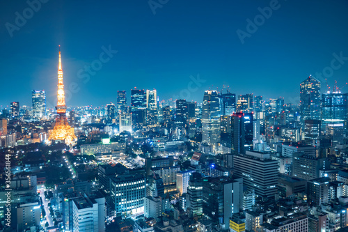 都市風景 東京 夜景