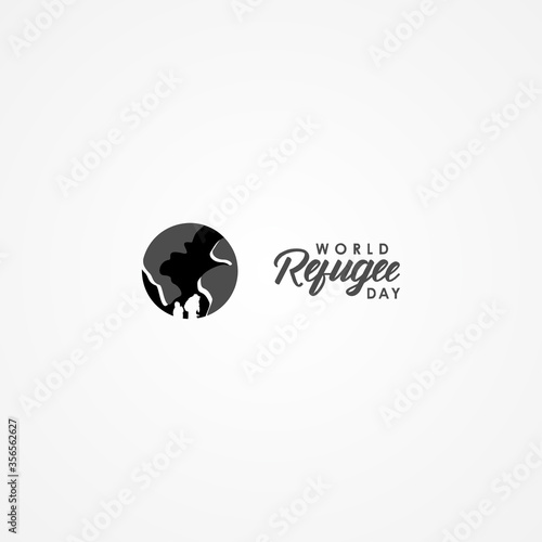 Refugee Day Vector Design Illustration