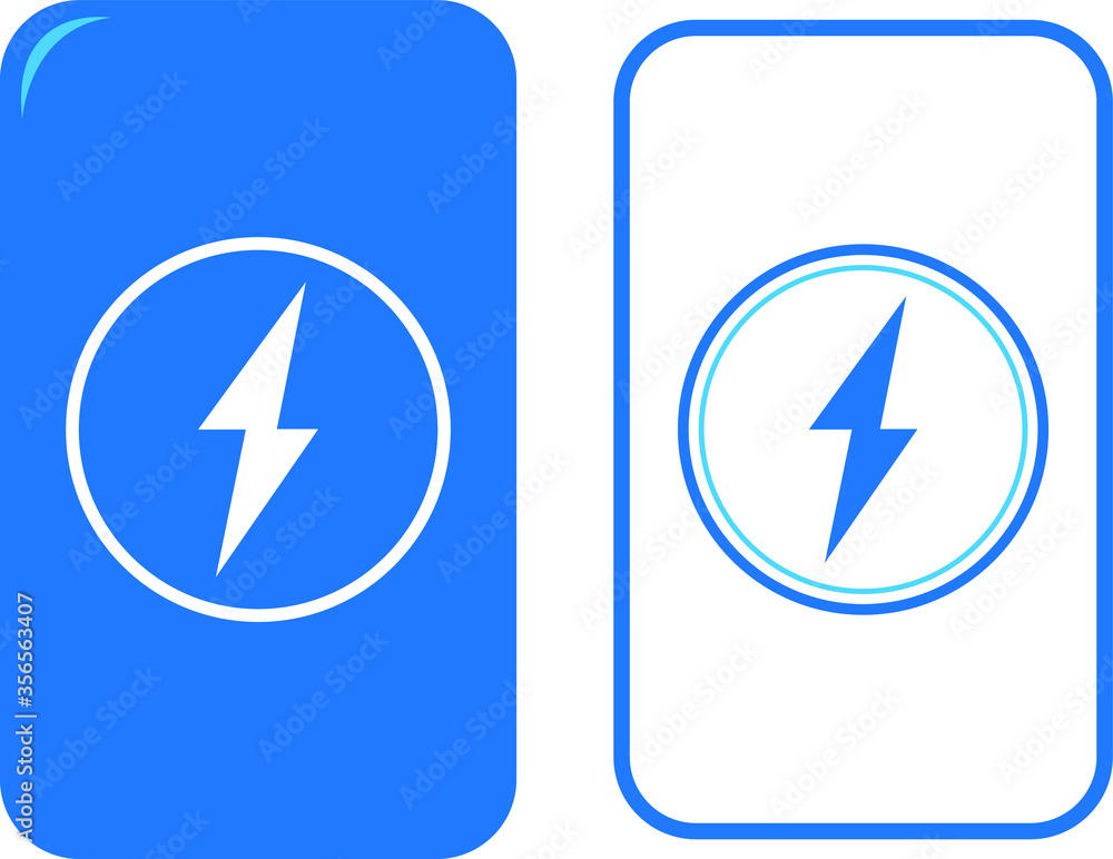 electrical Power bank vector icon concept design electrical Power bank vector icon concept design