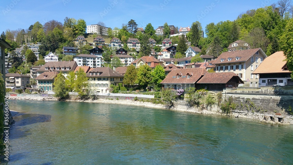 view of the river and the old town