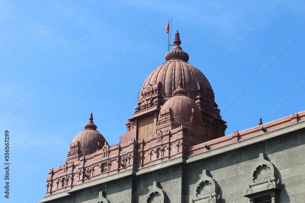 Beautiful Roof top of Vivekanandha Rock temple at Kanyakumari