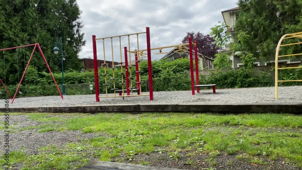 VANCOUVER, CANADA, JUNE 2, 2020: EMPTY AS PER COVID-19 PLAYGROUNDS IN VANCOUVER. VANCOUVER, CANADA, JUNE 2, 2020: EMPTY AS PER COVID-19 PLAYGROUNDS IN VANCOUVER.