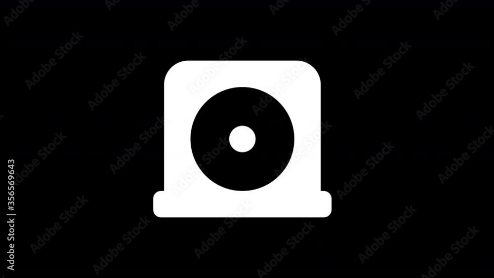 From the Glitch effect arises disc drive symbol. Then the TV turns off. Alpha channel Premultiplied - Matted with color black From the Glitch effect arises disc drive symbol. Then the TV turns off. Alpha channel Premultiplied - Matted with color black