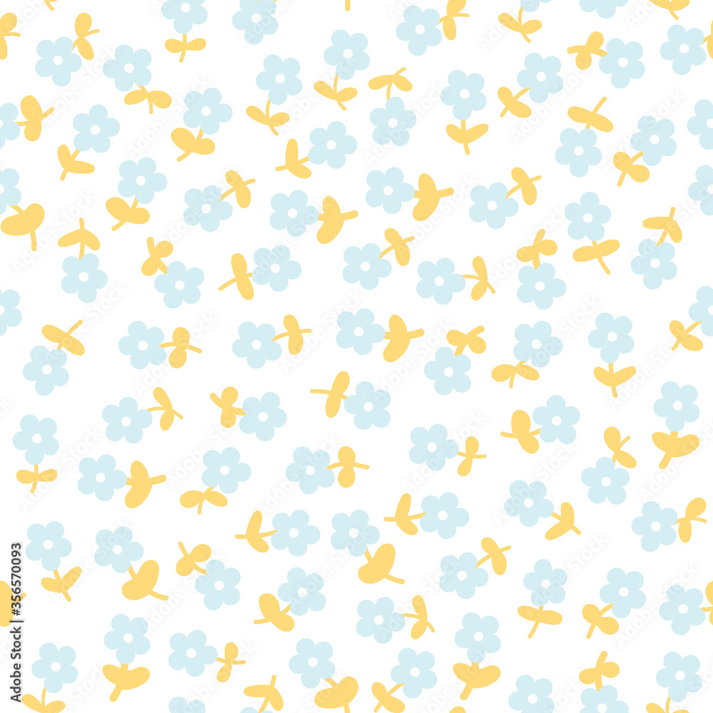 Delicate floral seamless pattern.