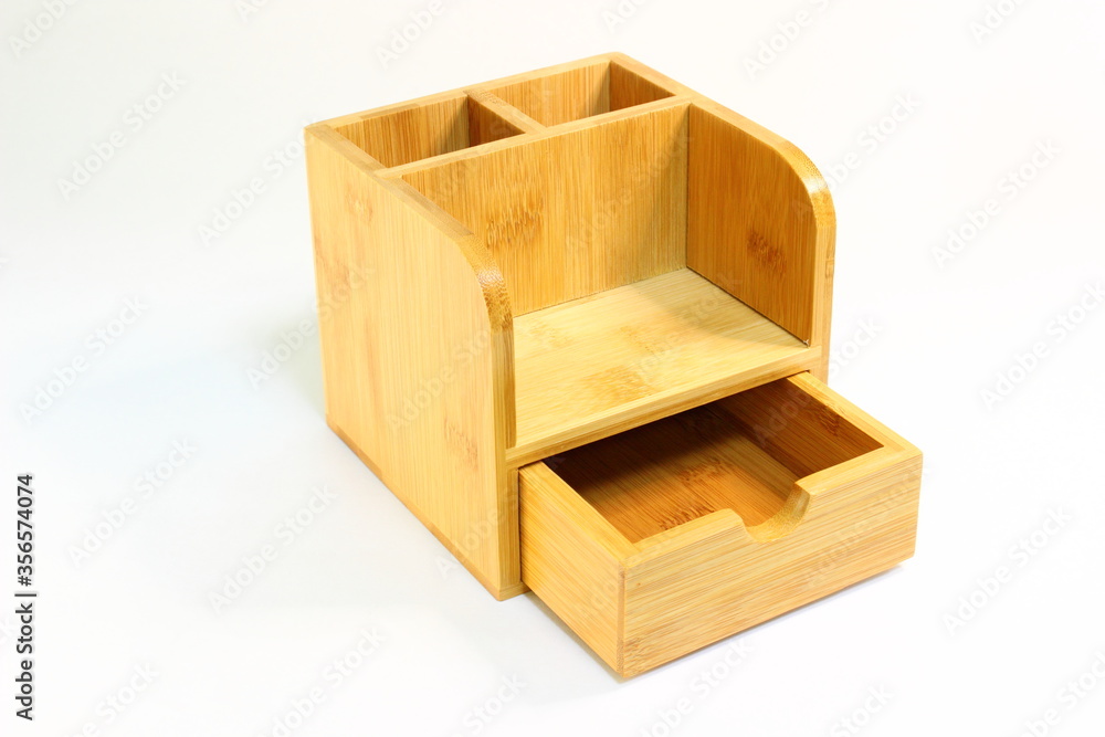 Wooden kitchen container for spices or utensils Wooden kitchen container for spices or utensils