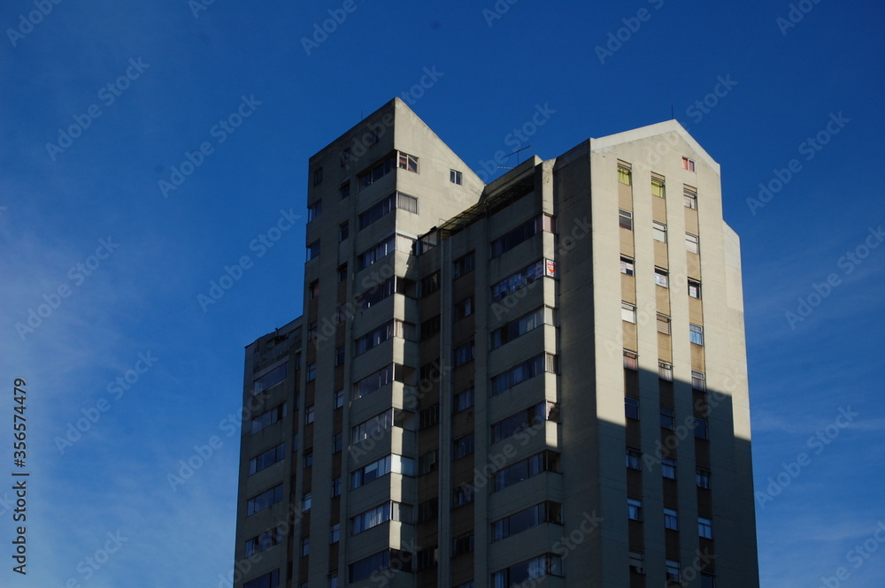 modern office building with blue sky modern office building with blue sky