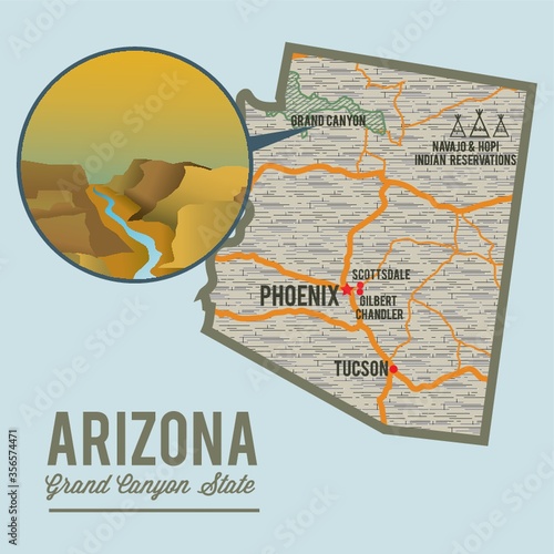 arizona state map